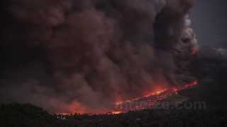 Sinabung Eruption 1412014 [upl. by Aynna]