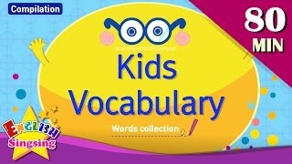 Kids vocabulary compilation  Words Theme collection｜English educational video for kids [upl. by Spada237]