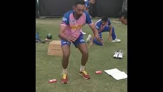 Rajasthan Royals Jump readiness testing pre IPL 20 [upl. by Nonek]