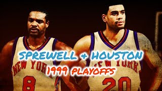 Latrell Sprewell amp Allan Houston 1999 NBA Playoffs Highlights Ultimate Compilation [upl. by Ordnazil]