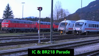 Oberstdorf Allgäu IC amp BR218 Parade 218 411 218 414 218 429 [upl. by Pish]