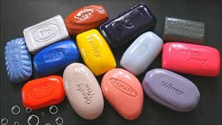 2x • DYED soap  ASMR soap  Cutting dry soap  soapcarving sabun 46 [upl. by Nyloj48]