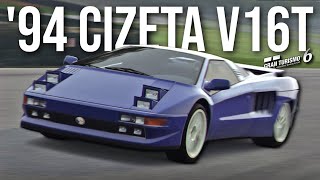 Gran Turismo 6  1994 Cizeta V16T Review  GT6 Revisited [upl. by Louanne]