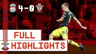 HIGHLIGHTS Liverpool 40 Southampton  Premier League [upl. by Elok]