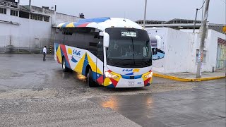 Autobuses linea VIA entrada y salida en sus diferentes servicios y destinos [upl. by Ajroj]