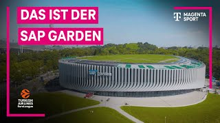 Die neue Heimat des FC Bayern Der SAP Garden  Turkish Airlines EuroLeague  MAGENTA SPORT [upl. by Byrom]