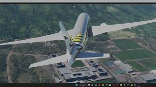 MSFS CaptainSim 777 Freighter KCOSAir Force AcademyKEGE Eagle at Max Gross [upl. by Giffer745]