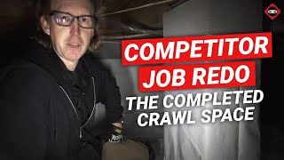 25000 Redo Crawl Space AFTER  Competitor Job Redone  Encapsulation Done Right [upl. by Kara-Lynn]