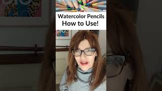 Watercolor Pencils  HOW To Use Them [upl. by Nomihs823]