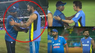 Emotional Sanath Jayasuriya Meeting Virat Kohli Rohit Sharma Gautam Gambhir Sri Lanka won 27 year [upl. by Fahey]