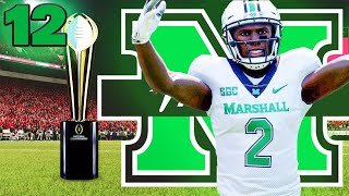 We Made the College Football Playoff  Marshall Ep 12  College Football 25 [upl. by Emmi]