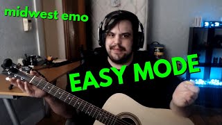 Midwest Emo Chord CHEAT CODES too easy [upl. by Sashenka]