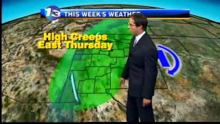 Mark Ronchetti KRQE Weather Forecast 83111 [upl. by Felix]