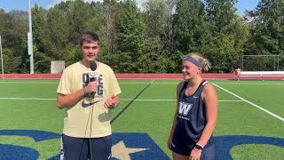 Wingate Field Hockey Postgame Interviews  10524 [upl. by Ahsenauj743]