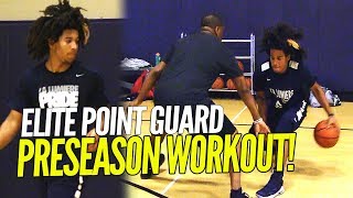 Tyger Campbell Point Guard Skills Workout [upl. by Arreik801]