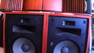 Klipsch Heresy Stereo Speakers Mcintosh MC60 Amplifier [upl. by Lovmilla416]