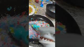 MAKING CANDY NERDS GRAPES W SHARK PUPPET [upl. by Grazia244]