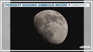 A look at Wednesday nights waxing gibbous moon [upl. by Rogerson]