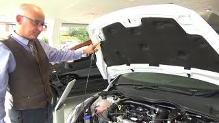 How to open the bonnet of an All New Fiesta [upl. by Fretwell]