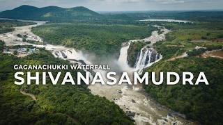 Breathtaking Drone Footage of Gaganachukki Waterfall  ಶಿವನ ಸಮುದ್ರ  ಗಗನಚುಕ್ಕಿ  Drone 4K [upl. by Larue583]