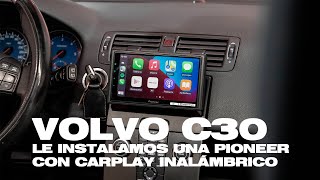 Cómo instalar una pantalla Pioneer con CarPlay inalámbrico en Volvo [upl. by Naahs]