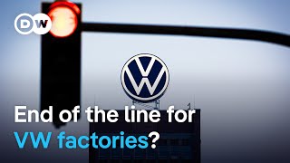 Will Volkswagen have to close factories to avoid sales slump  DW News [upl. by Nnylacissej]