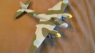 AIRFIX 172 Mosquito MkXIX  J30  A Build In Pictures [upl. by Ave]