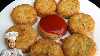 Daal wali shami tikki  chicken mix dal kabab  Easy and tasty snack [upl. by Eeramit]