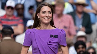 Emotional moment Princess Catherine makes rare appearance at Wimbledon [upl. by Torrey]