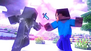 Minecraft Fight Animation  Herobrine [upl. by Giliane]