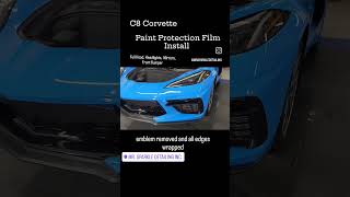 Corvette PPF Install Ormond Beach paintprotectionfilm c8 ormondbeach daytona palmcoast nsb [upl. by Maisey]