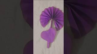 How to make a beautiful flower fan short flower fanviralshorts [upl. by Livia778]