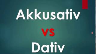 A1 Übungen  Akkusativ vs Dativ  تدريبات اكوزاتيف و داتيف [upl. by Thorsten]