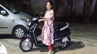 New Scooty Leli 🛵sunelivlogs🥰 [upl. by Ylil]