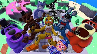 ENTERING ALL FNAF ANIMATRONICS FNAF SECURITY BREACH RUINED DLC In Garrys Mod [upl. by Aridan]