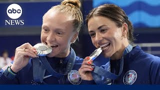 Team USA scores first medals at Paris Olympics [upl. by Eedya417]