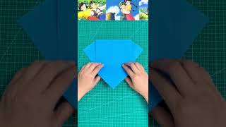 How to fold a fluttering butterfly paper airplane that can flap its wings is very simple and can be [upl. by Akemhs538]