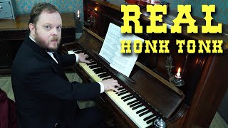 Maple Leaf Rag on a Real HONK TONK Piano  Vinheteiro [upl. by Ursulette]