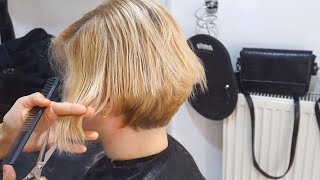 BLONDE UNDERCUT  SHORT PIXIE BOB [upl. by Farra]