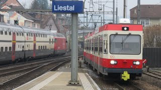 Switzerland Leistal  Waldenburg 750 mm narrow gauge railway [upl. by Pratte]