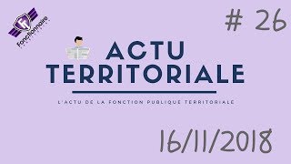 ACTU TERRITORIALE 26  16112018 [upl. by Nohpets218]