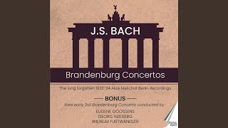 Brandenburg Concerto No 3 in G Major BWV 1048 II Adagio 1 [upl. by Wainwright711]