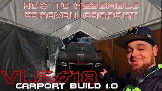 How To Build the Caravan Canopy 10x20 Carport [upl. by Ellehcir]