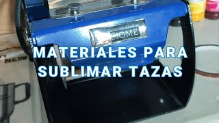 Materiales para sublimar tazas de 11 Oz 2024 [upl. by Aihsirt]