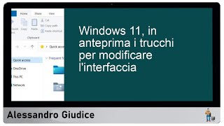 Windows 11 anteprima dei trucchi per personalizzare linterfaccia [upl. by Ised]