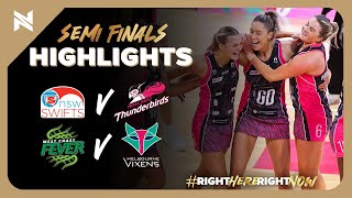 Suncorp Super Netball Highlights  Semi Finals 2023 [upl. by Aicemat]