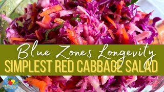 Red Cabbage Salad That Will Help You Live 100 Years  Turning Simple Ingredients Into Gold [upl. by Nivk]