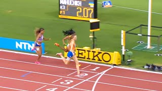 Femke Bol Womens 4x400m Final won gold for Netherland at World Athletics championship 2023 [upl. by Ambrosane711]