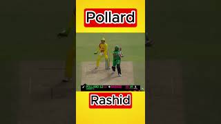 Rashid vs Pollard  5 Ball 5 Six  Cricket  shortvideo shorts cricket [upl. by Abby340]