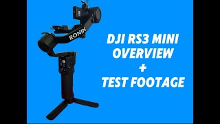 DJI RS3 Mini Overview  Test Footage [upl. by Burchett219]